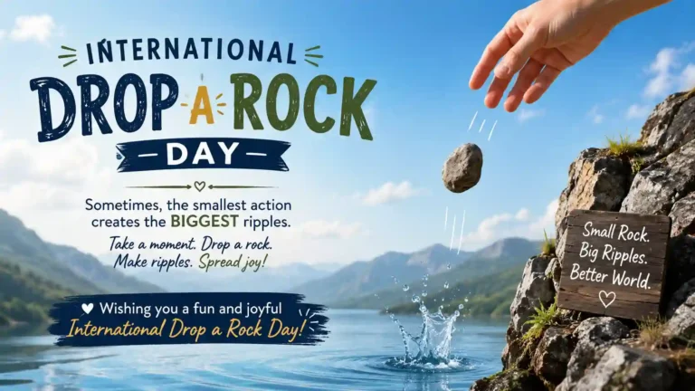 International Drop a Rock Day Wishes