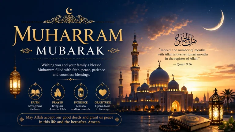 Muharram mubarak greetings