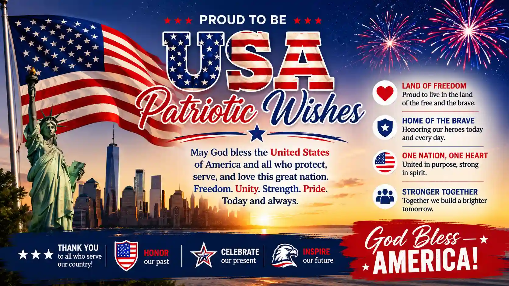 Patriotic wishes