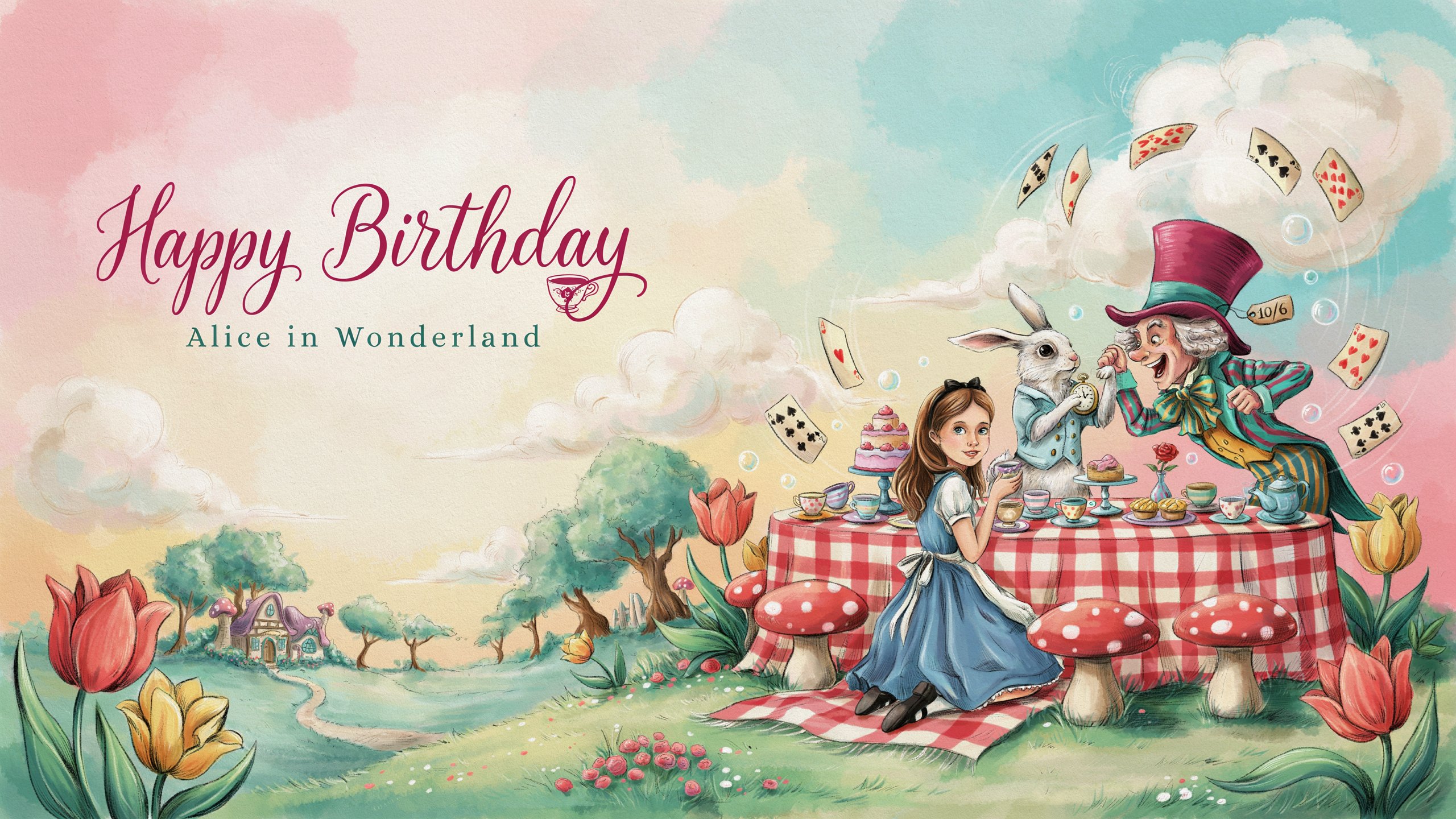 Alice in Wonderland Day Wishes