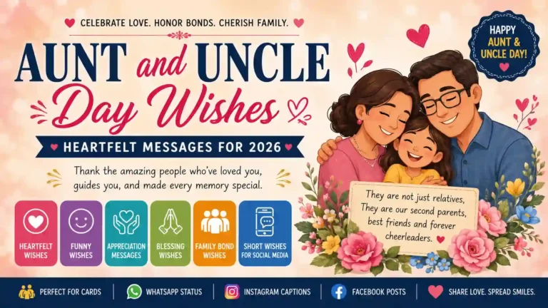 Aunt and Uncle Day Wishes