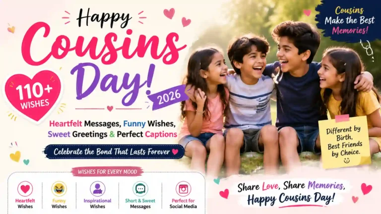 Cousins Day Wishes