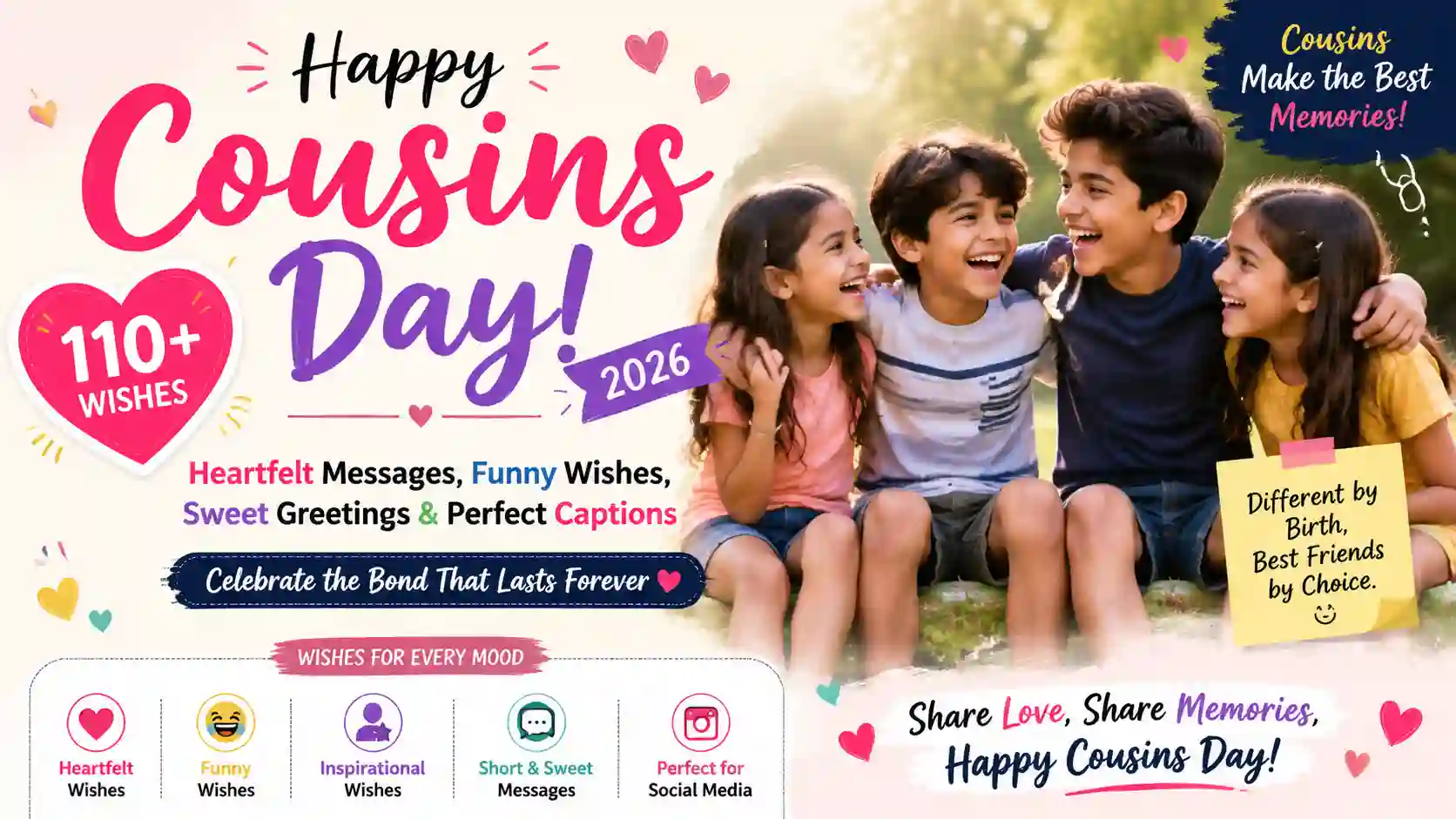 Cousins Day Wishes