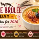 Crème Brûlée Day Wishes