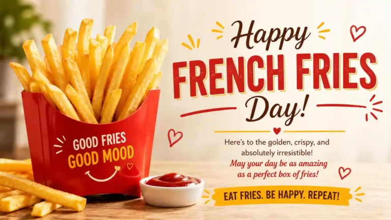 French Fries Day Wishes