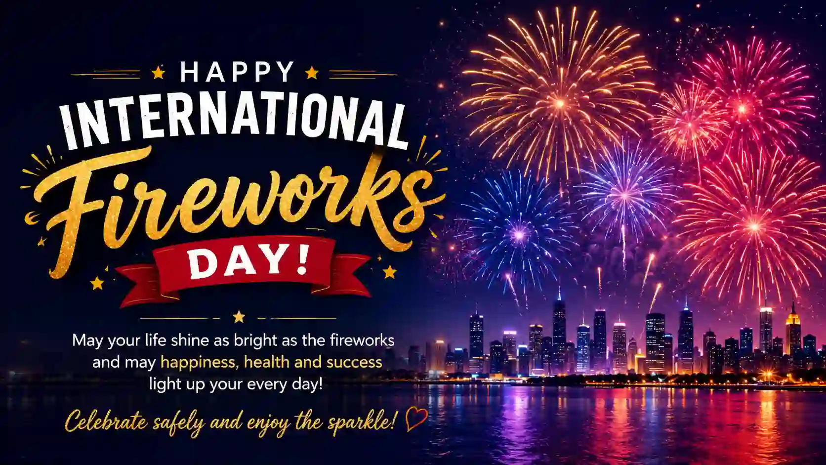 International Fireworks Day Wishes