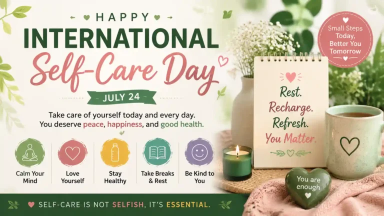 International Self-Care Day Wishes