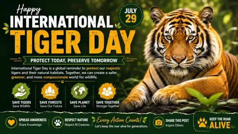 International Tiger Day Wishes
