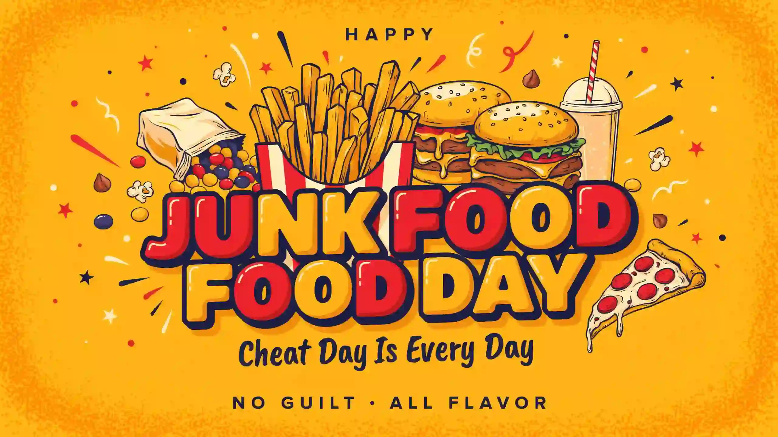 Junk Food Day Wishes