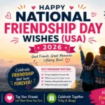National Friendship Day Wishes (USA)