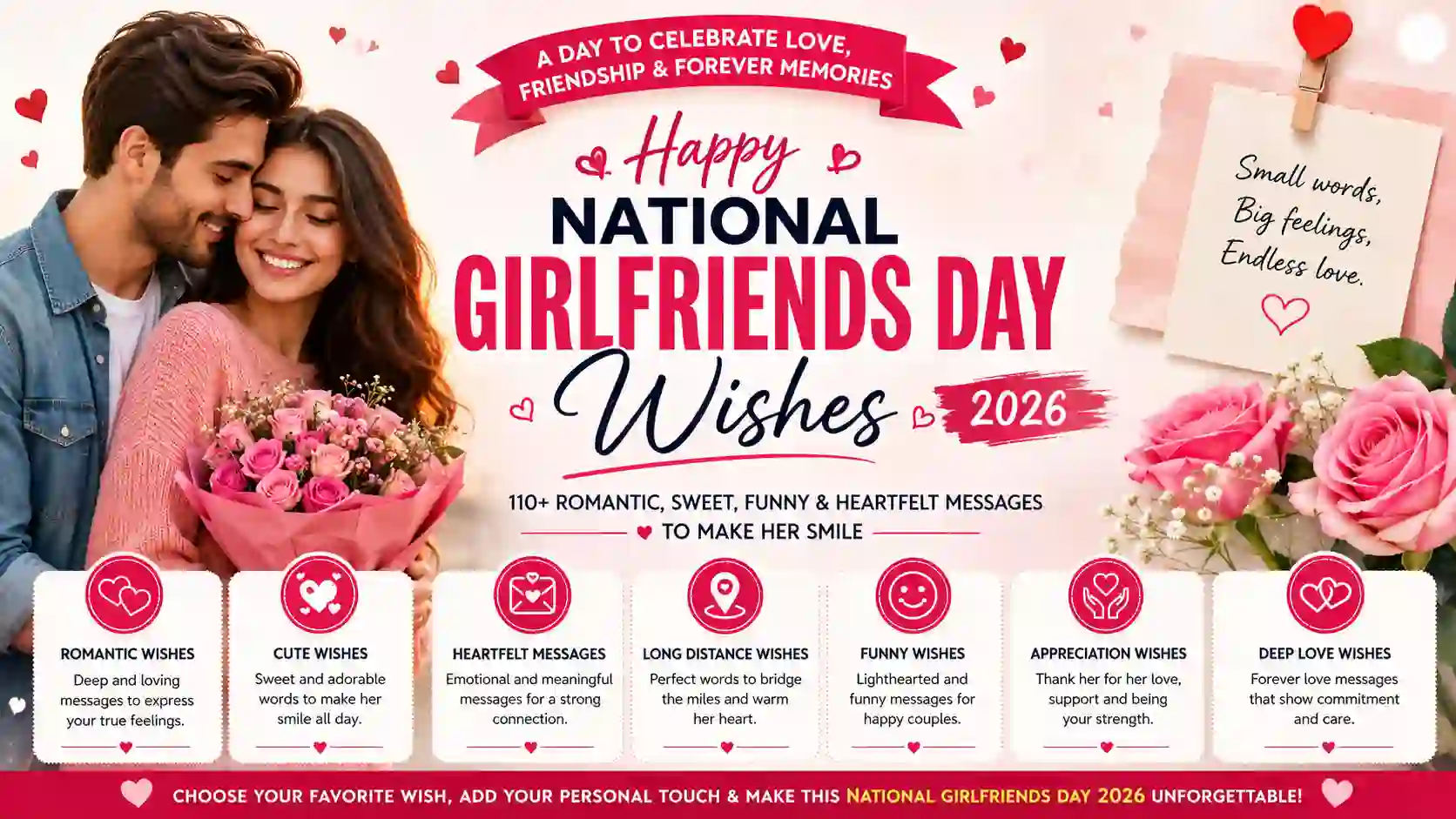 National Girlfriends Day Wishes