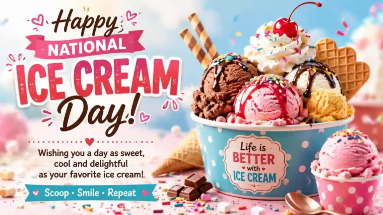 National Ice Cream Day Wishes