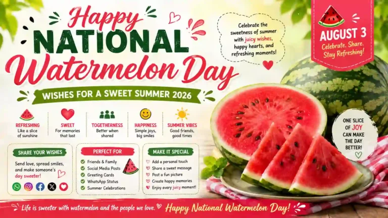 National Watermelon Day Wishes