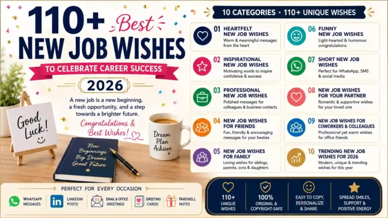 New Job Wishes