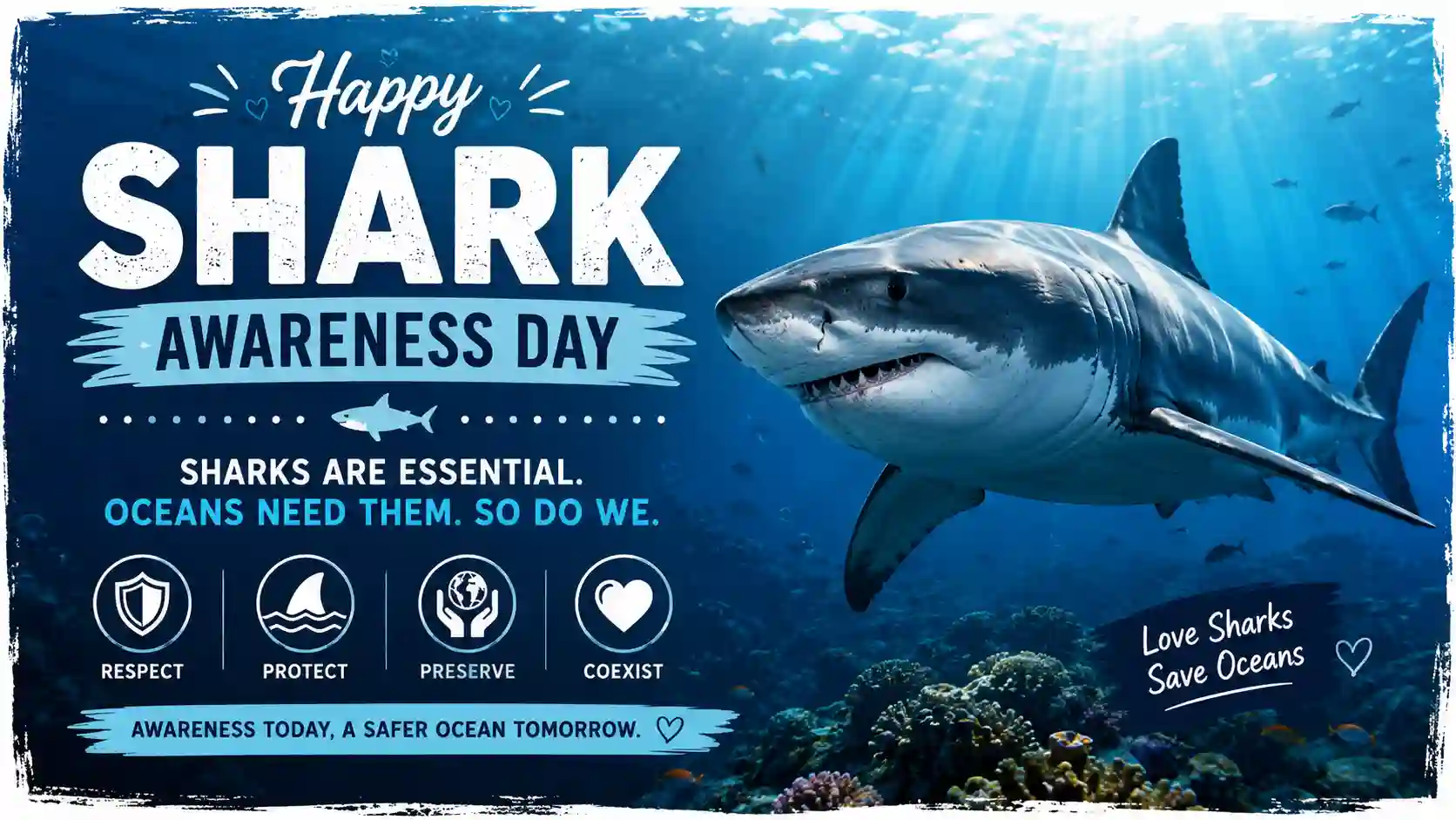 Shark Awareness Day Wishes