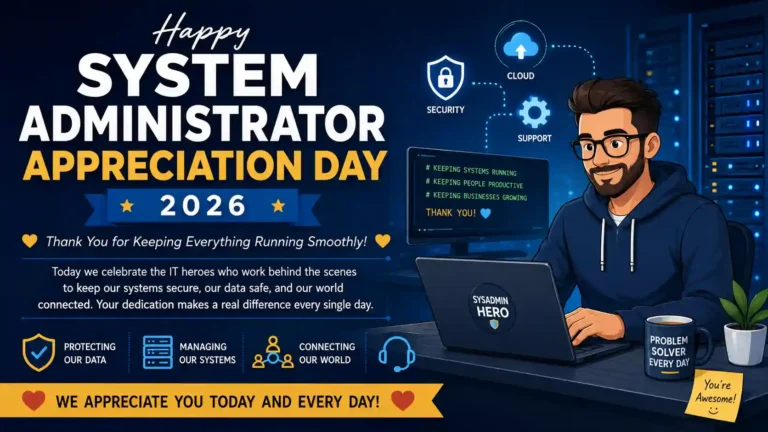 System Administrator Appreciation Day wishes