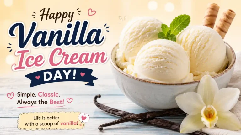 Vanilla Ice Cream Day