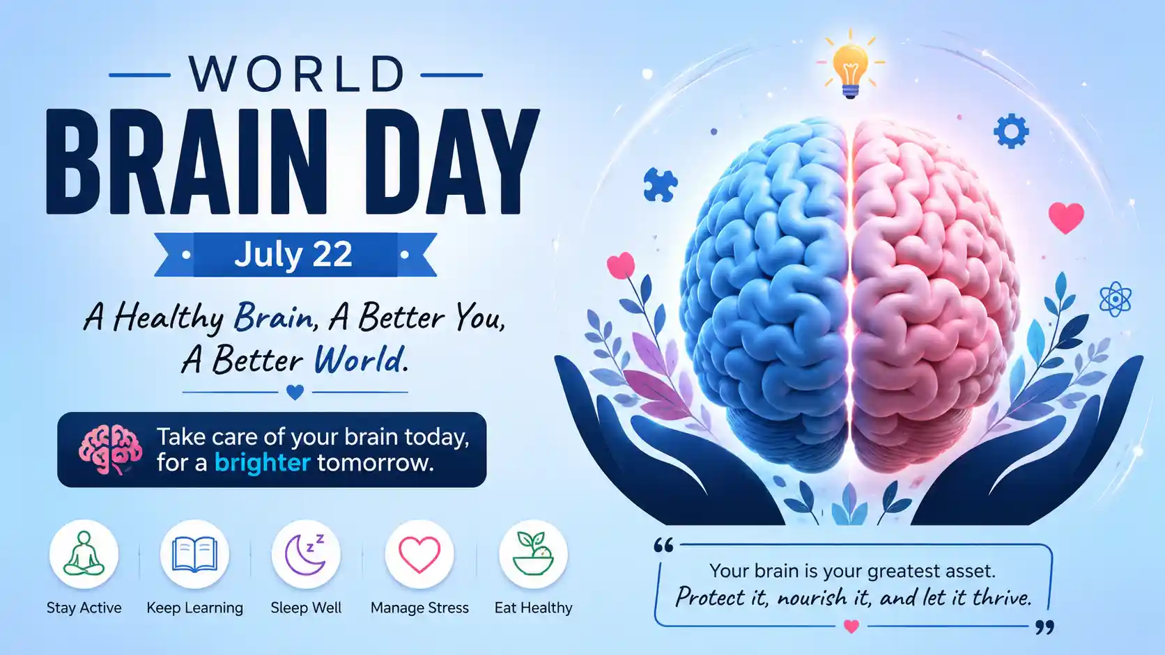 World Brain Day Wishes