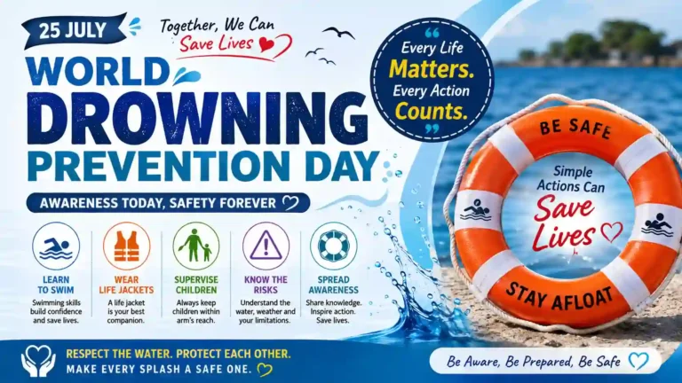 World Drowning Prevention Day Wishes