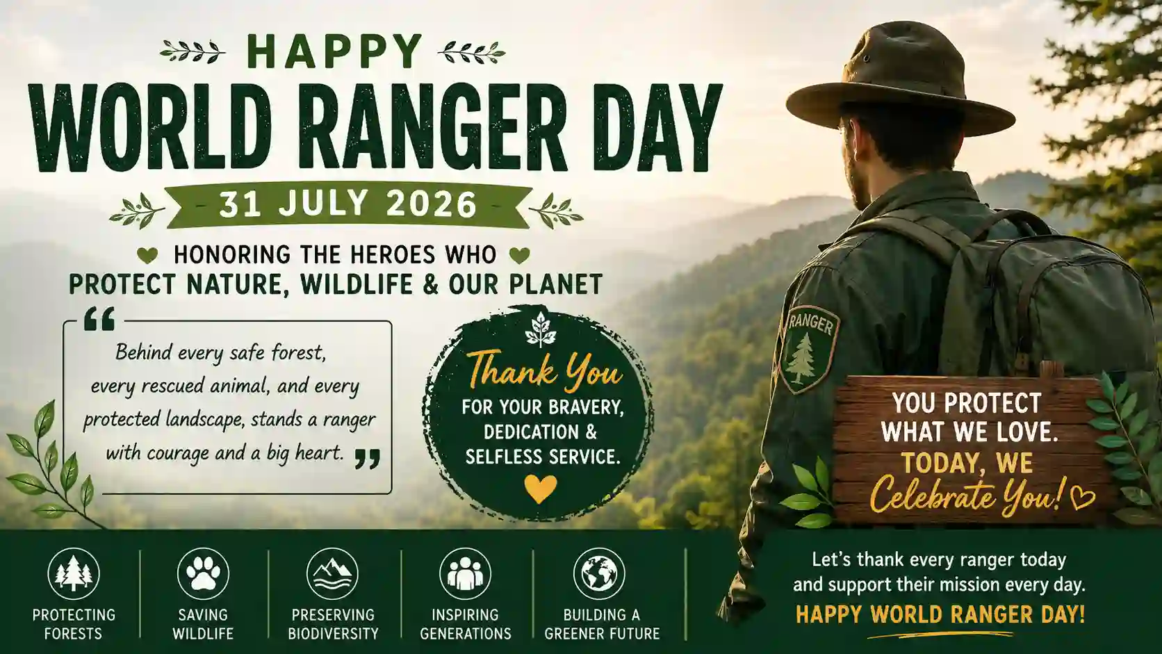 World Ranger Day Wishes