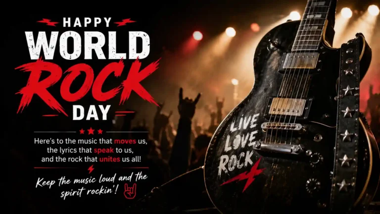 World Rock Day Wishes