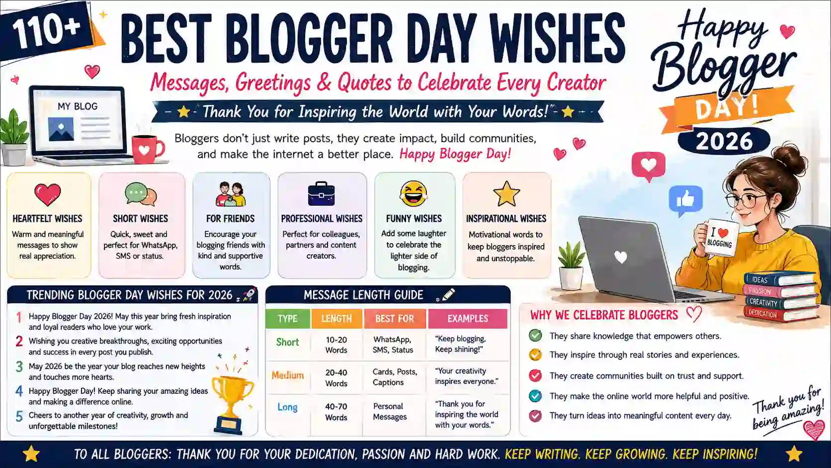 Blogger Day Wishes