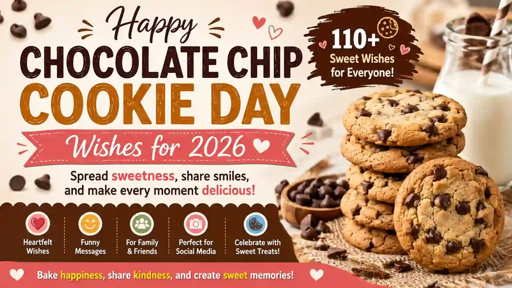 Chocolate Chip Cookie Day Wishes