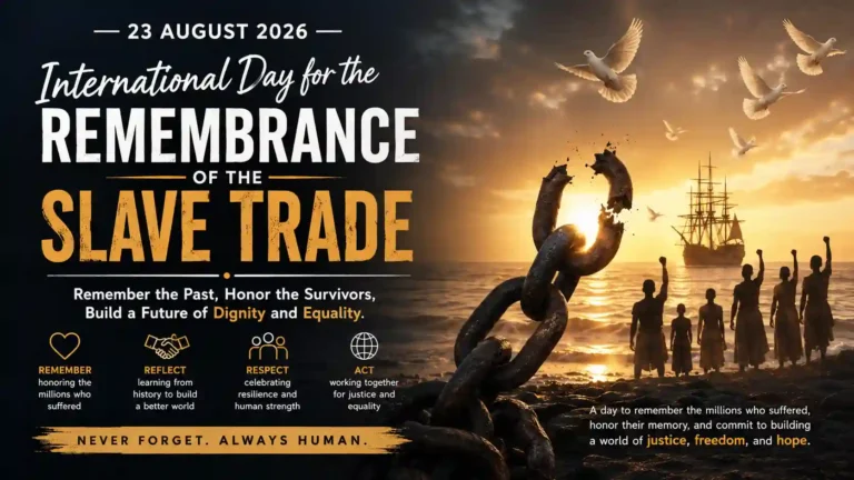 International Day for the Remembrance of the Slave Trade Wishes