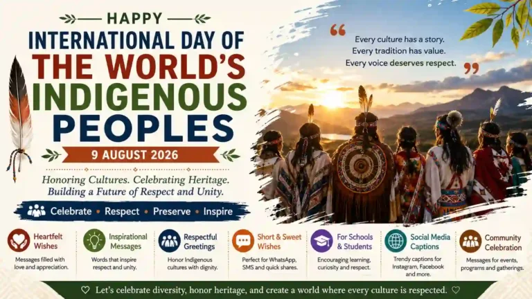 International Day of the World's Indigenous Peoples Wishes