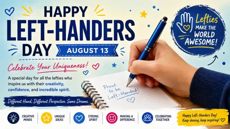Left-Handers Day Wishes
