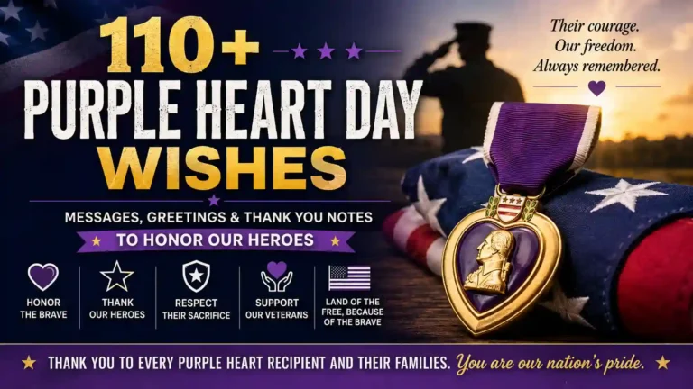 Purple Heart Day Wishes