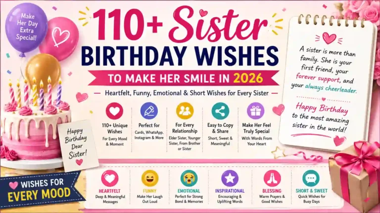 Sister Birthday Wishes
