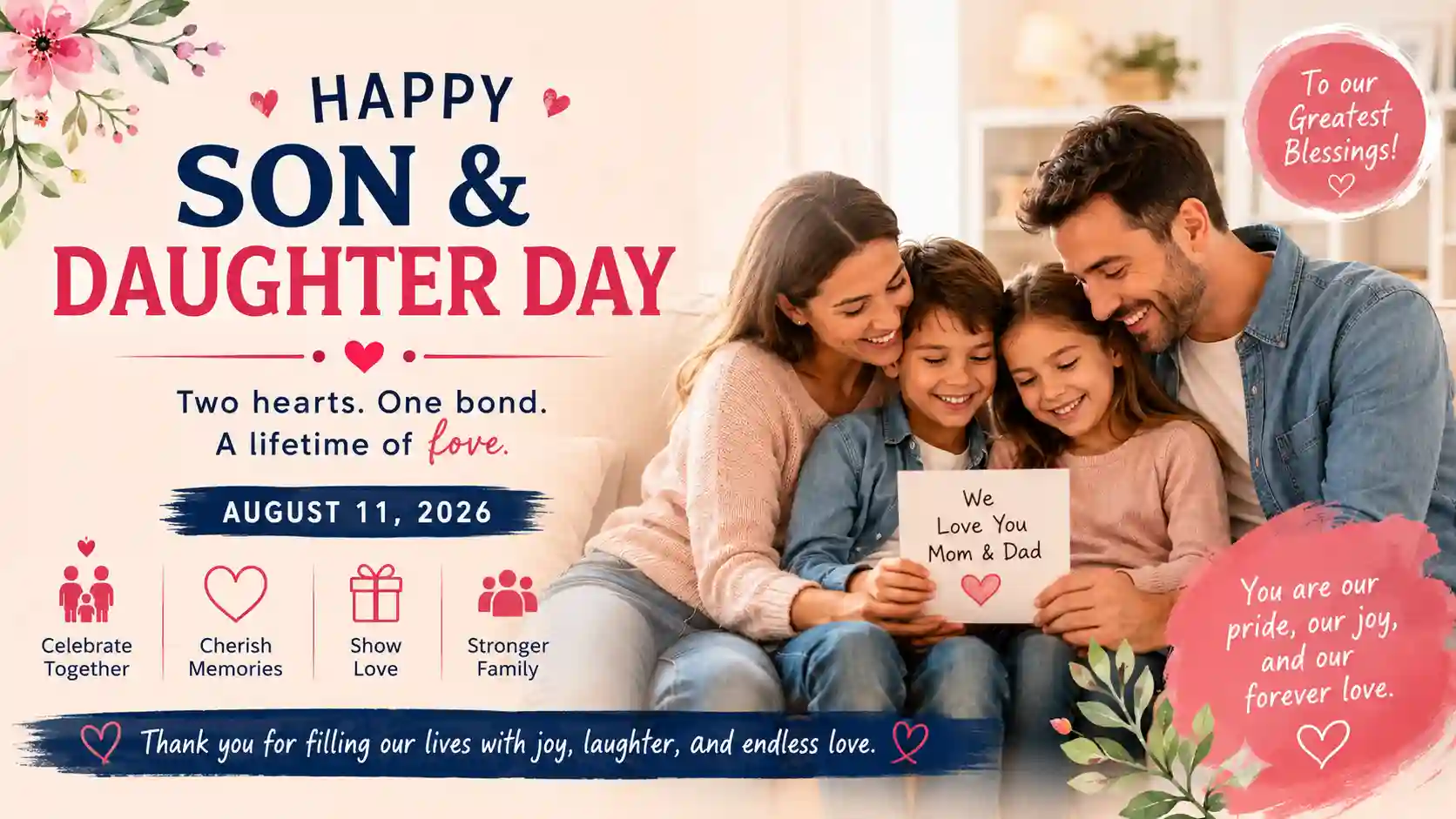 Son and Daughter Day Wishes