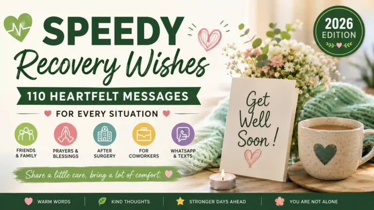 Speedy recovery wishes