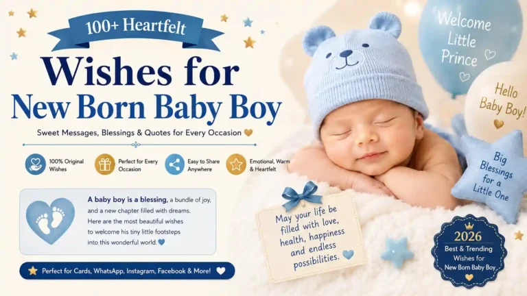 Wishes for new born baby boy