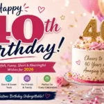 40th birthday wishes