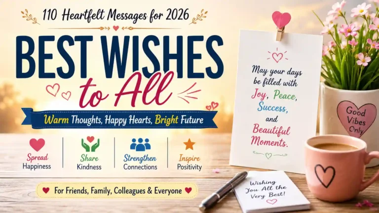 Best wishes to all