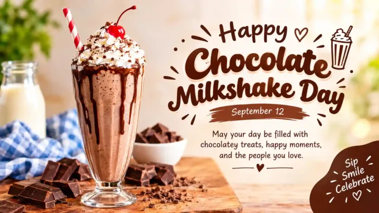 Chocolate Milkshake Day Wishes