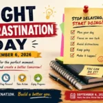 Fight Procrastination Day Wishes