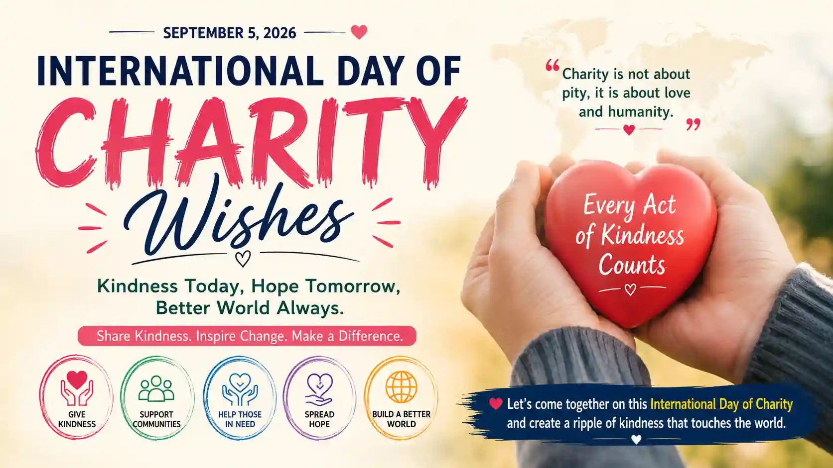 International Day of Charity Wishes