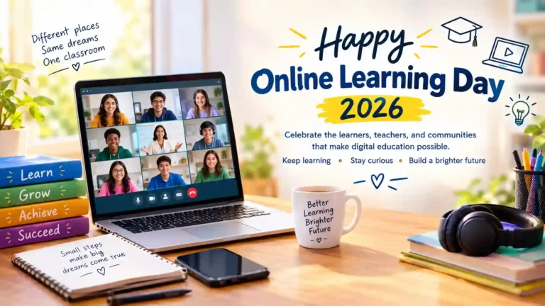 Online Learning Day Wishes