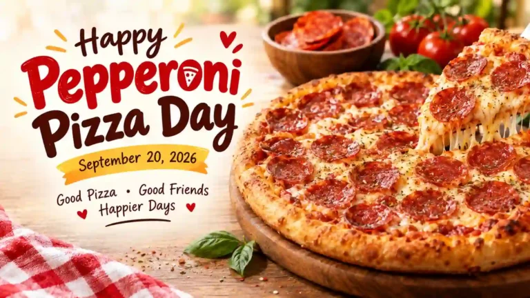 Pepperoni Pizza Day Wishes