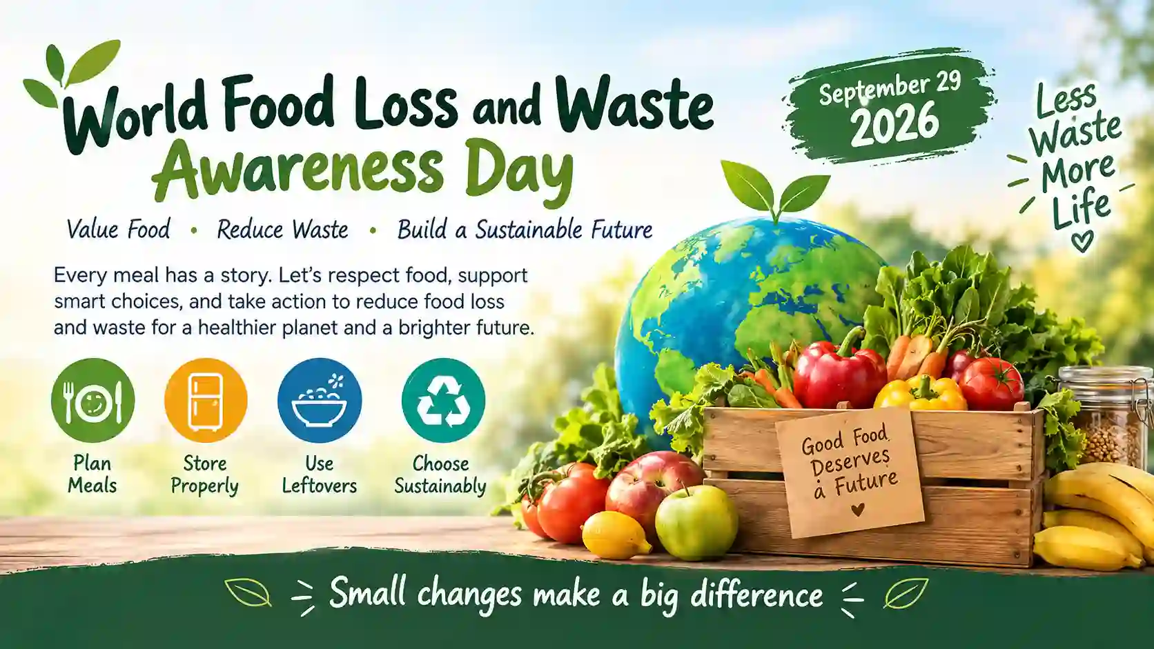 World Food Loss and Waste Awareness Day Wishes