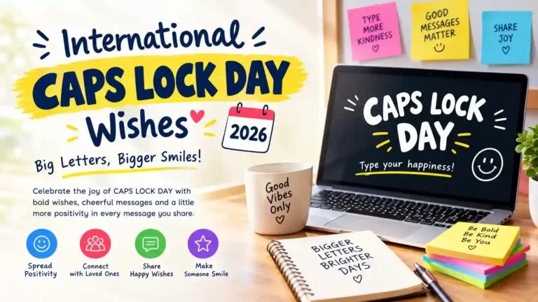 International Caps Lock Day Wishes
