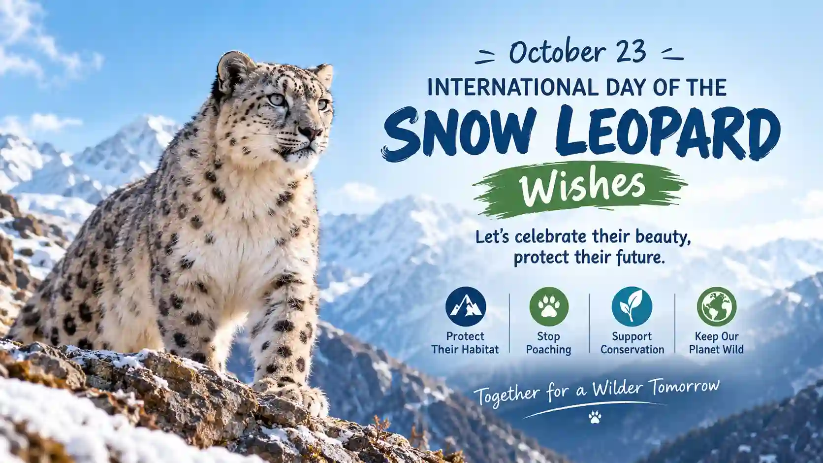 International Day of the Snow Leopard Wishes