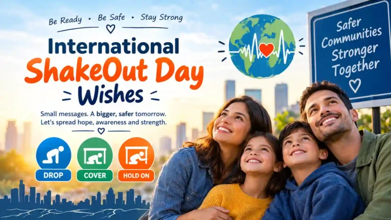International ShakeOut Day Wishes