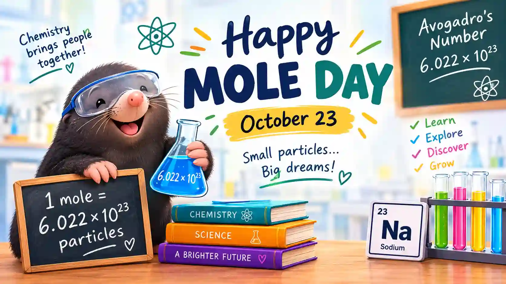 Mole Day Wishes