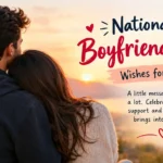 National Boyfriend Day Wishes