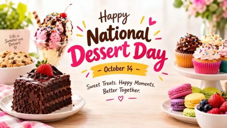 National Dessert Day Wishes