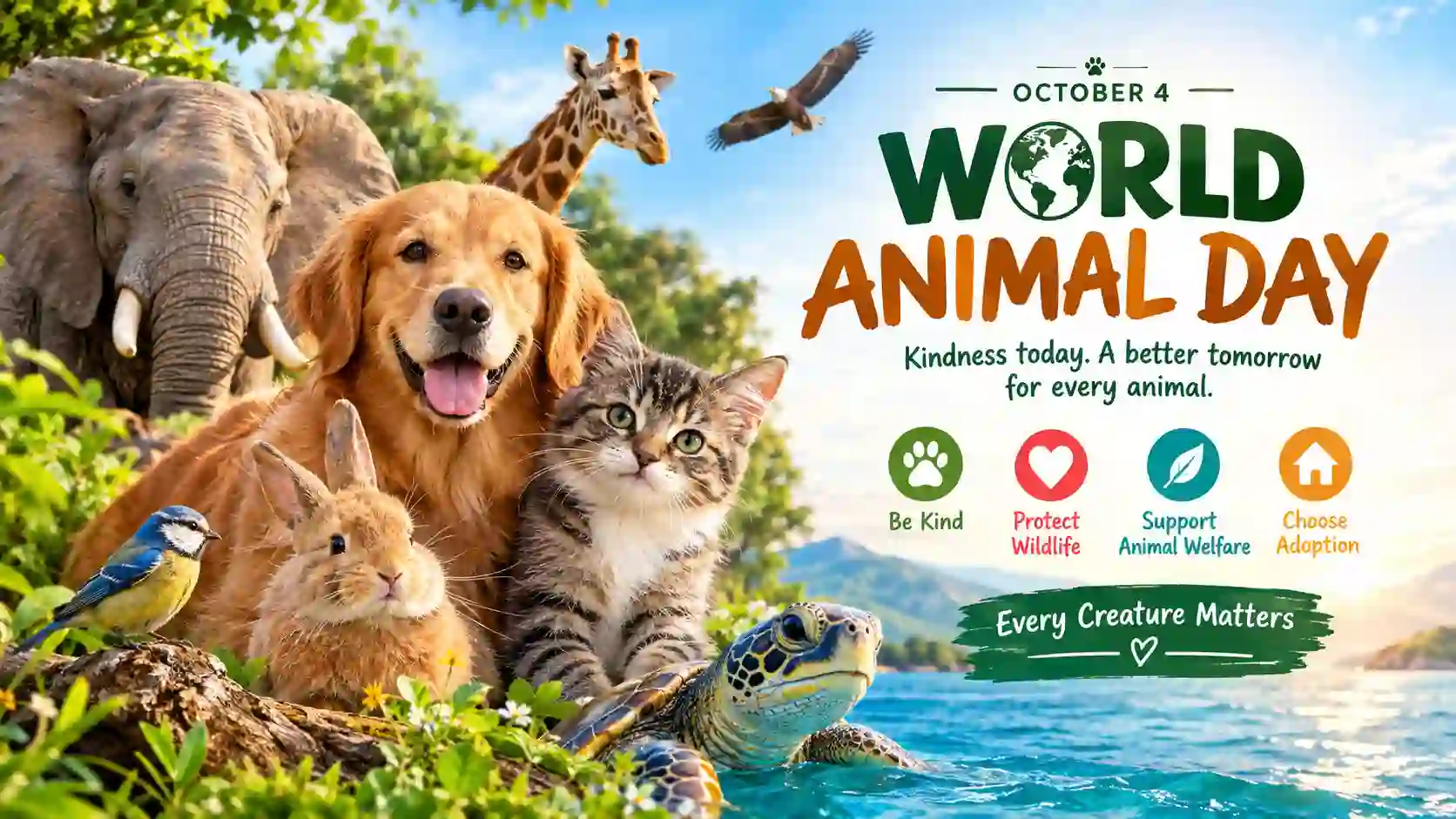 World Animal Day Wishes